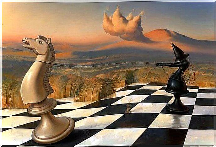 living chess pieces