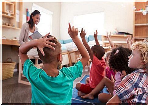 students in the classroom