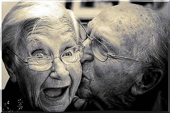 happy elderly couple