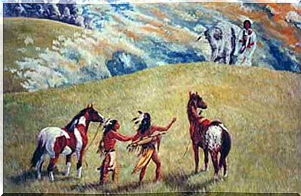 The legend of the white buffalo woman