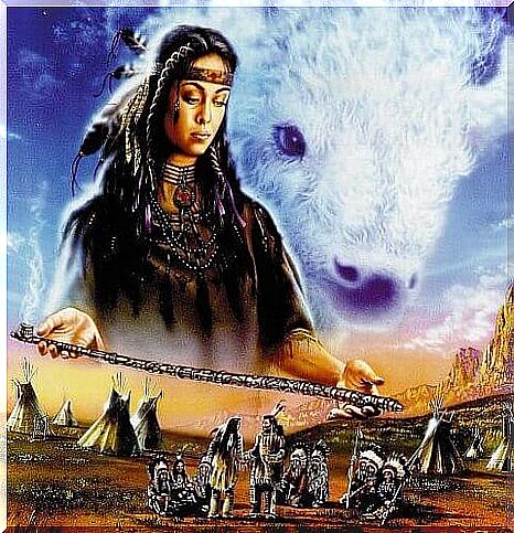 The legend of the white buffalo woman