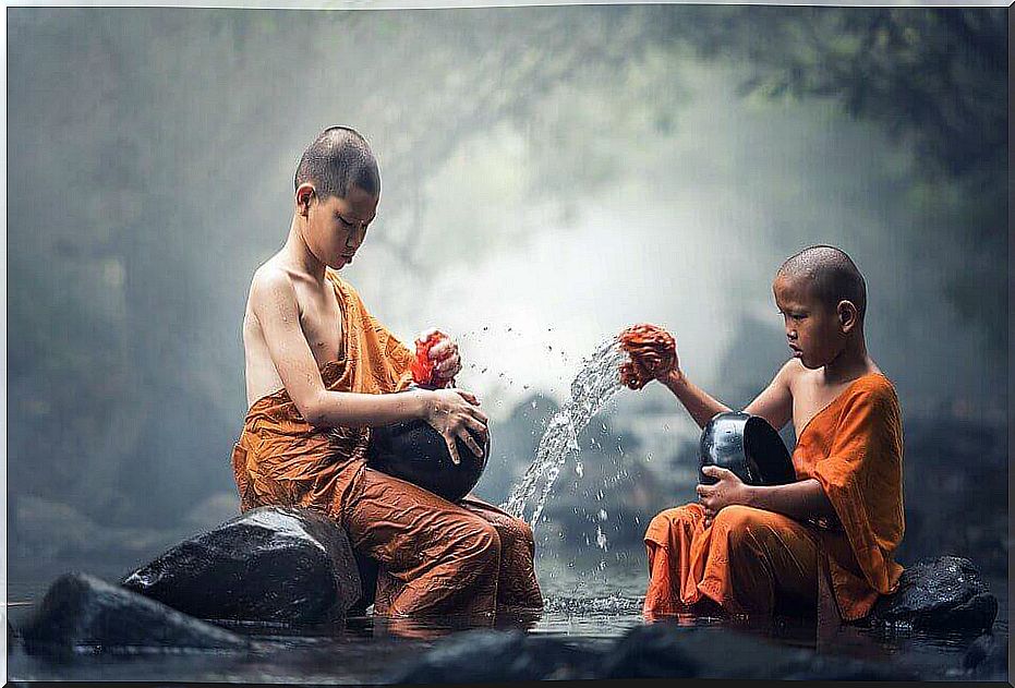 Buddhist monks and religion